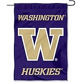 College Flags & Banners Co. Washington UW Huskies Wordmark Garden Banner Flag