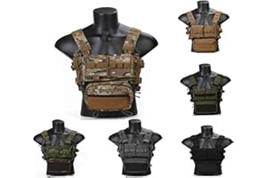 ELITE TRIBE MK3 Modular Lightweight Chest Rig Micro Fight Chissis 5.56 Mag Pouch