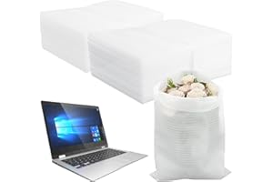 SEUNGCH 100 Pack Cushion Foam Pouches and Sheets Moving Supplies, 12X14 inch Moving Foam Wrap Pouches, Packing Supplies for Storage and Shipping, Protect mug, Cup, Glasses, China, and Dishes(0.04" Thickness)