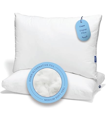 Amazon.com: Casper Sleep Down Pillow for Sleeping, King, White