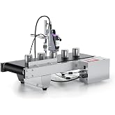 TIJ228 Inkjet Coding Machine with Mini Conveyor Belt, 2-12.7mm Industrial Online Inkjet Printer with 42ml Original Quick-Drying Ink for Expiry Dates,Batch Numbers,Barcodes,QR Codes,Logos,Labels