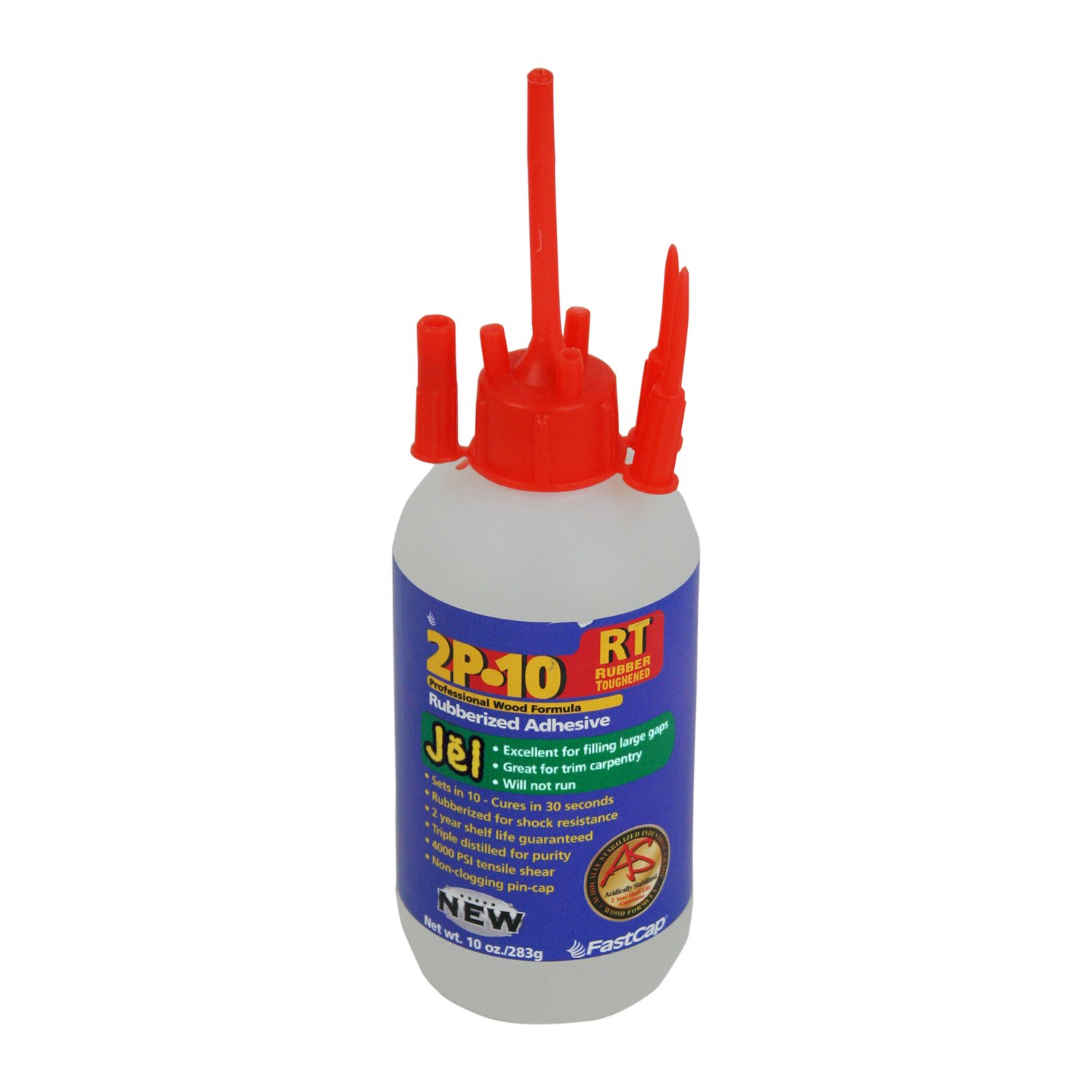 FastCap2P-10 RT 10 oz Rubberized All Purpose Wood Formula Jel Adhesive