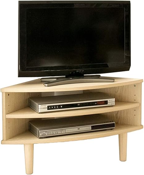 Amazon 22 32型推奨 アイリスプラザ テレビ台 32型 コーナー テレビボード 収納 幅81 5cm ビーチ Ardi Ir Tv006 ローボード テレビ台 オンライン通販