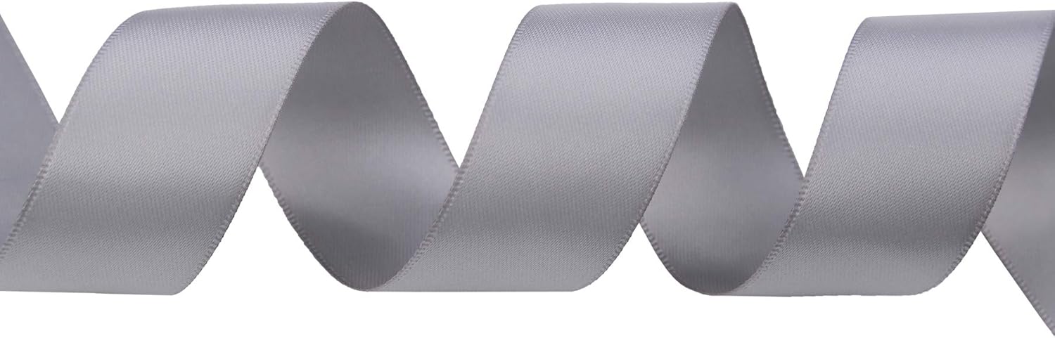 ITIsparkle 25mm Double Faced Satin Ribbon 45 Meters-Roll Set for Gift Wrapping Scrap Books Party Favor Hair Braids Baby Shower Decoration Floral Arrangement Craft Supplies - Image 3