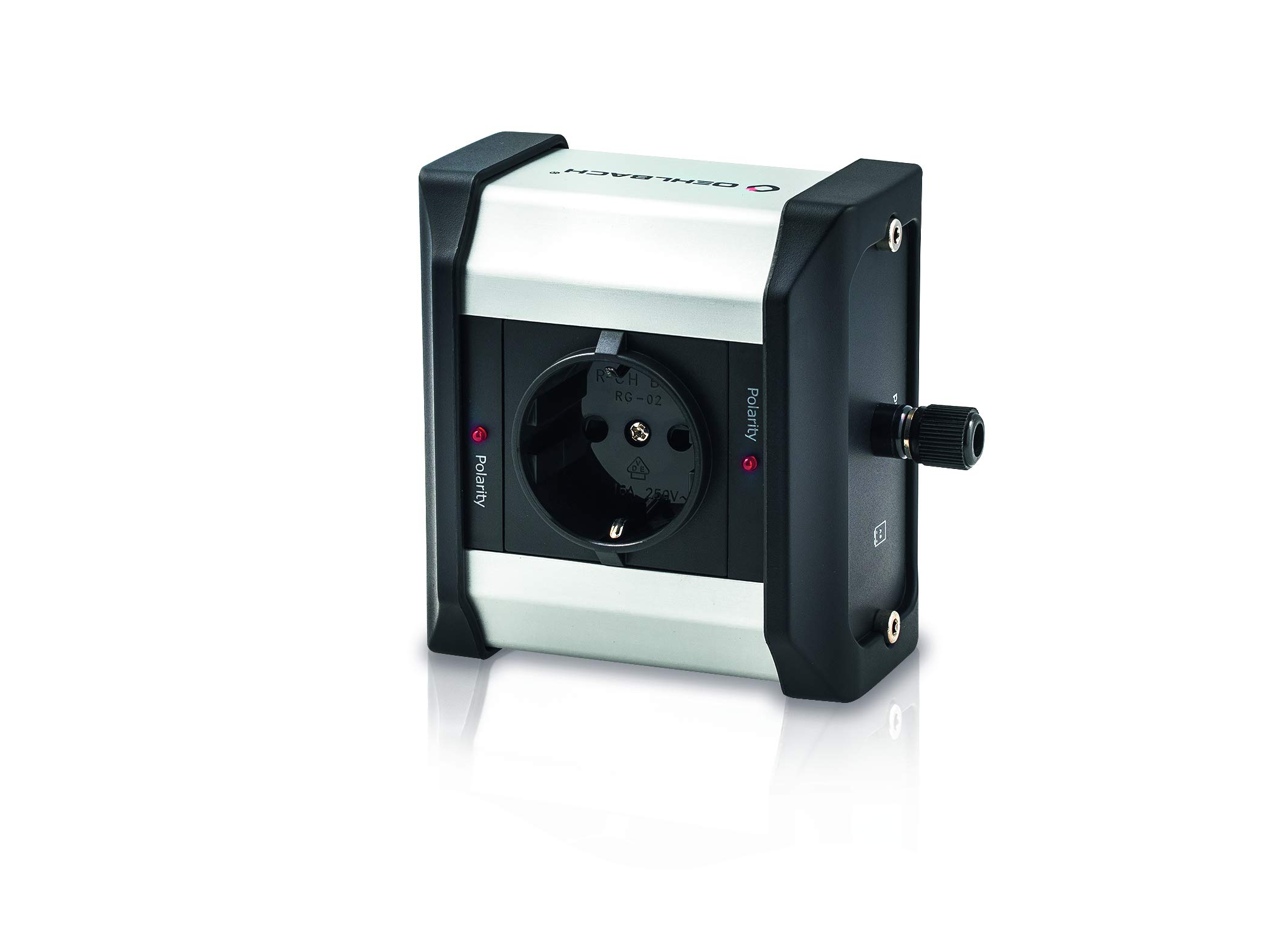 Oehlbach Phaser phase detector - easy and safe determination of the correct phase polarity - silver