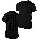 Gymreapers Valor Moisture Wicking T-Shirts for Men - Short Sleeve Workout Gym Shirts - Running Athletic Tees & Dry Fit Tshirt
