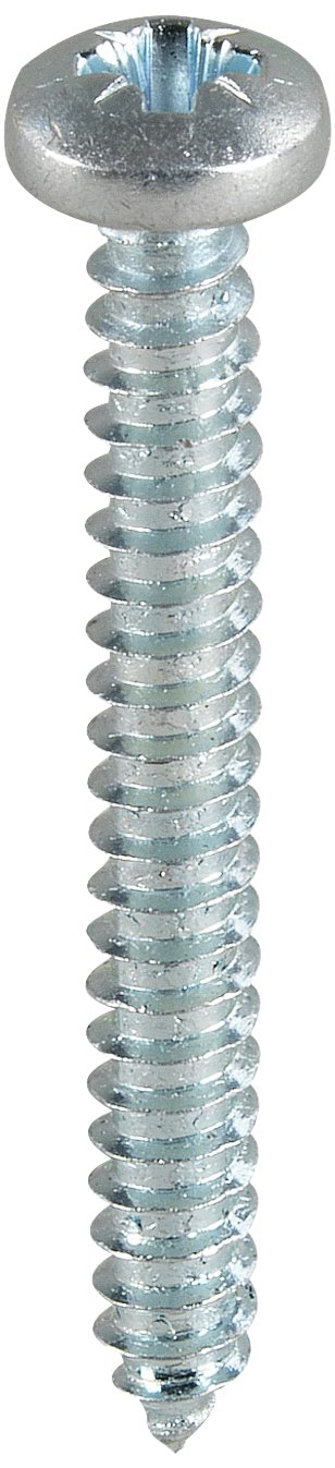 TIMCO Self-Tapping Pan Head Silver Screws - 10 x 3/4