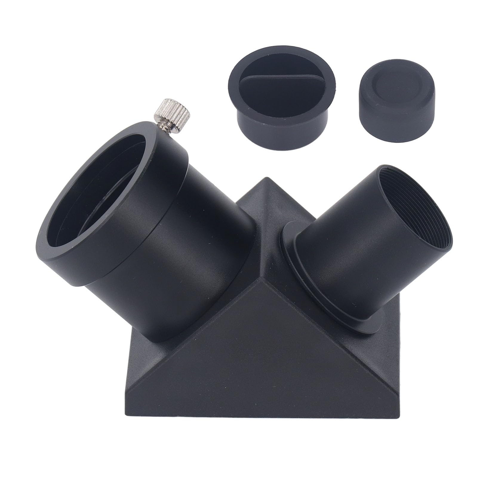 1.25 90 Degree Zenith Diagonal Mirror, Zenith Mirror 90 Degree Diagonal Adapter for Refractor and Telescopes Astronomical Telescope, for 1.25 Eyepiece 0.965 Telescope Focuser