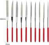 Bestgle 10PCS Diamond Needle File Set 100mm Mini Hand Files for Jewelry view 3