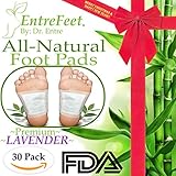 Dr. Entre's Foot Pads: Mother Nature’s Best For Pain Relief, Deep Sleep Aid, Odor Eliminator, & More | Full Body Cleanse Patch | Easy & Effective Plant Based Foot Care | Convenient Packaging |30 Pack