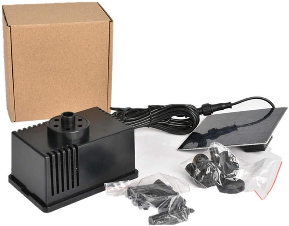 Fountain Pump Solar Power Fountain Water Pump 1.5W Solar Power Fountain Water Pump Solar Panel Kit Outdoor Fountain for Small Pond Patio Garden 1Set: Kitchen & Dining