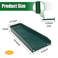 Teisaiko Rain-Gutter Downspout Splash Block - 2
