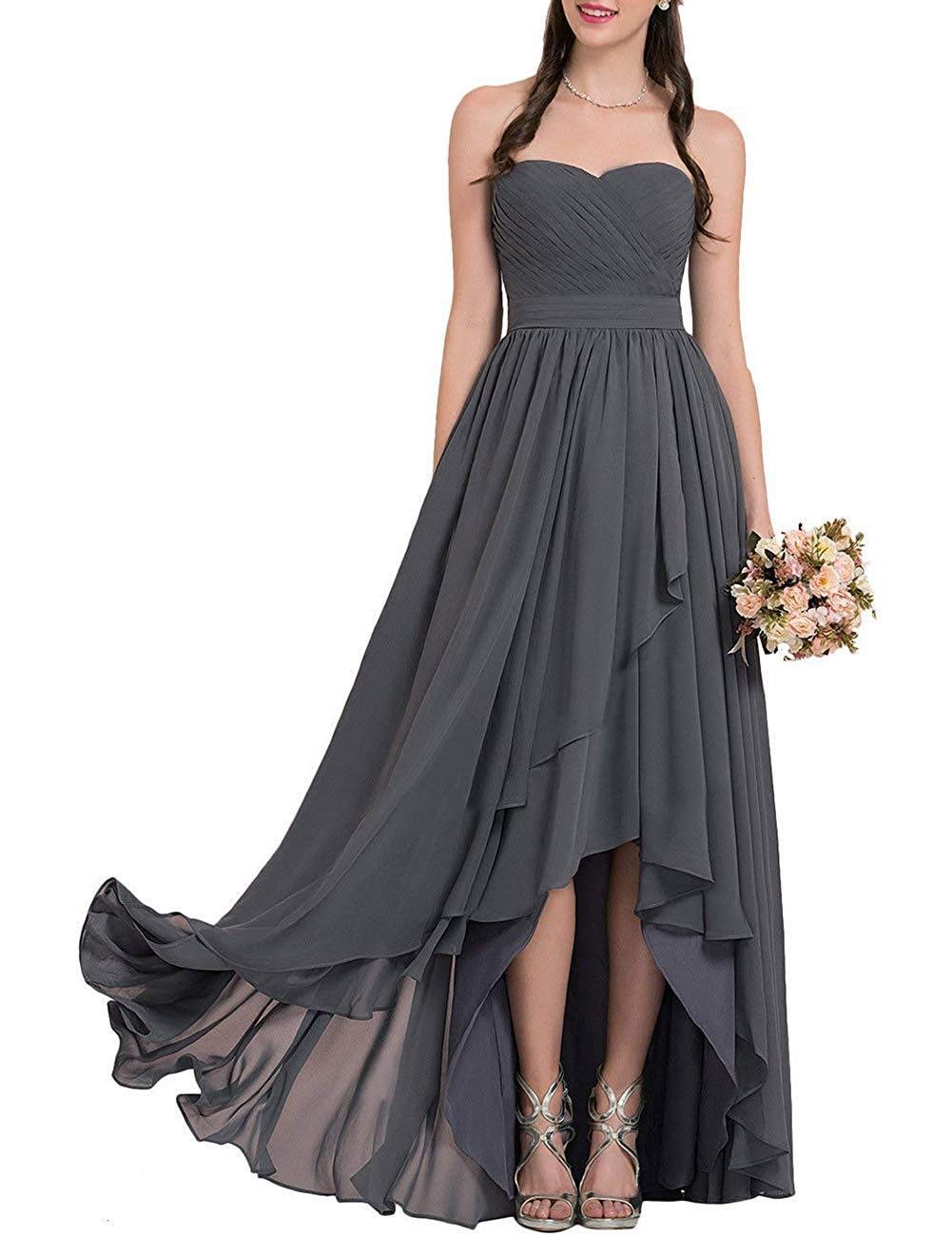 steel grey gown