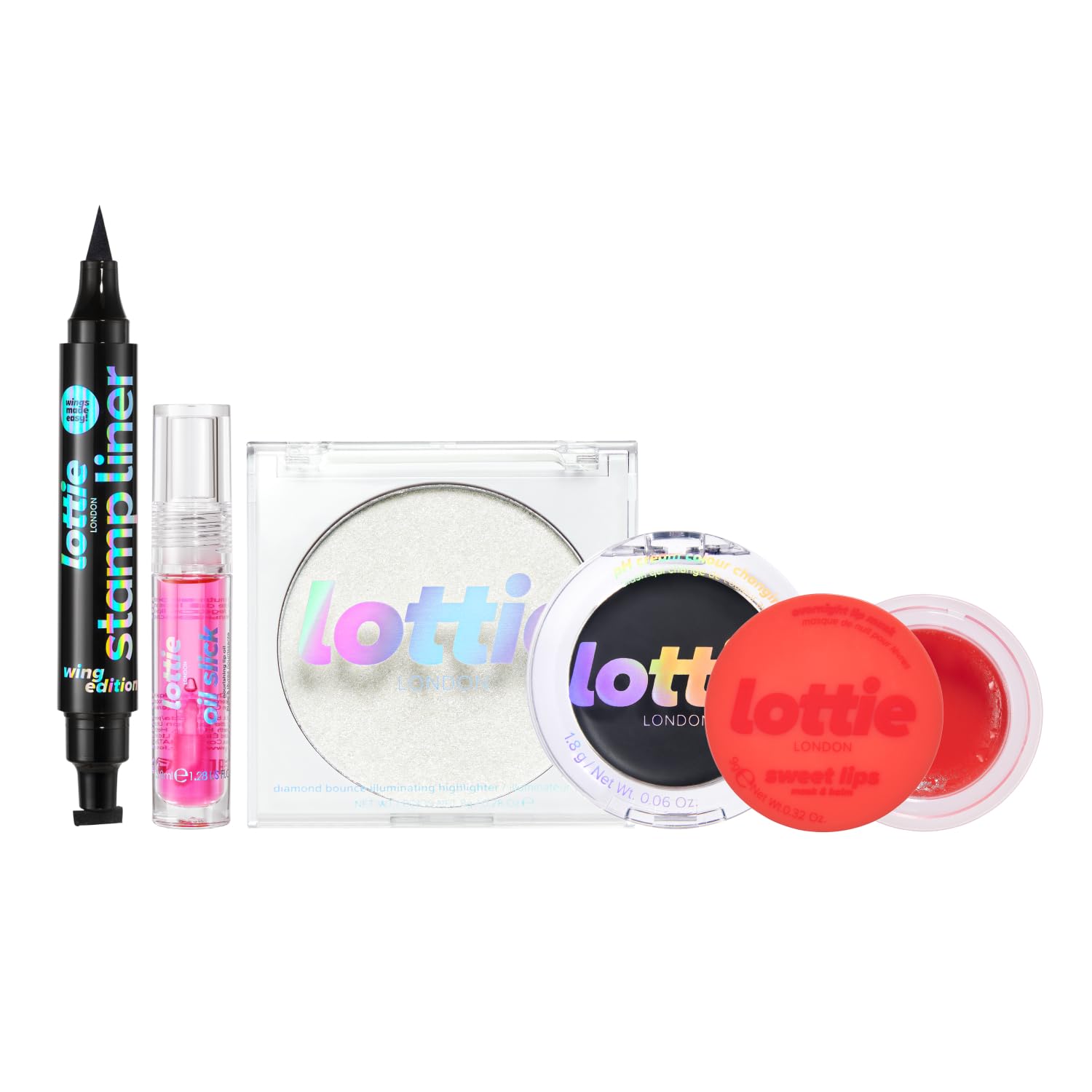 Lottie London Best of Lottie Prime Bundle, 5-Piece Bestsellers beauty kit