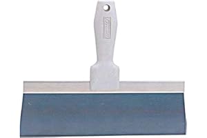 WAL-BOARD TOOLS Yellow Plastic Handle Drywall Taping Knife, 12 Inch Blue Steel Blade, Made in The USA, 021-022