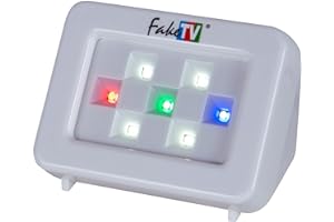 SABRE HS-FTV-7 Home Security TV Light Simulator with Night Sensor – Easy to Use Burglar Deterrent, Similates Real HDTV, Energy Efficient with Always On or Timed Operation – Ideal for Vacation Homes