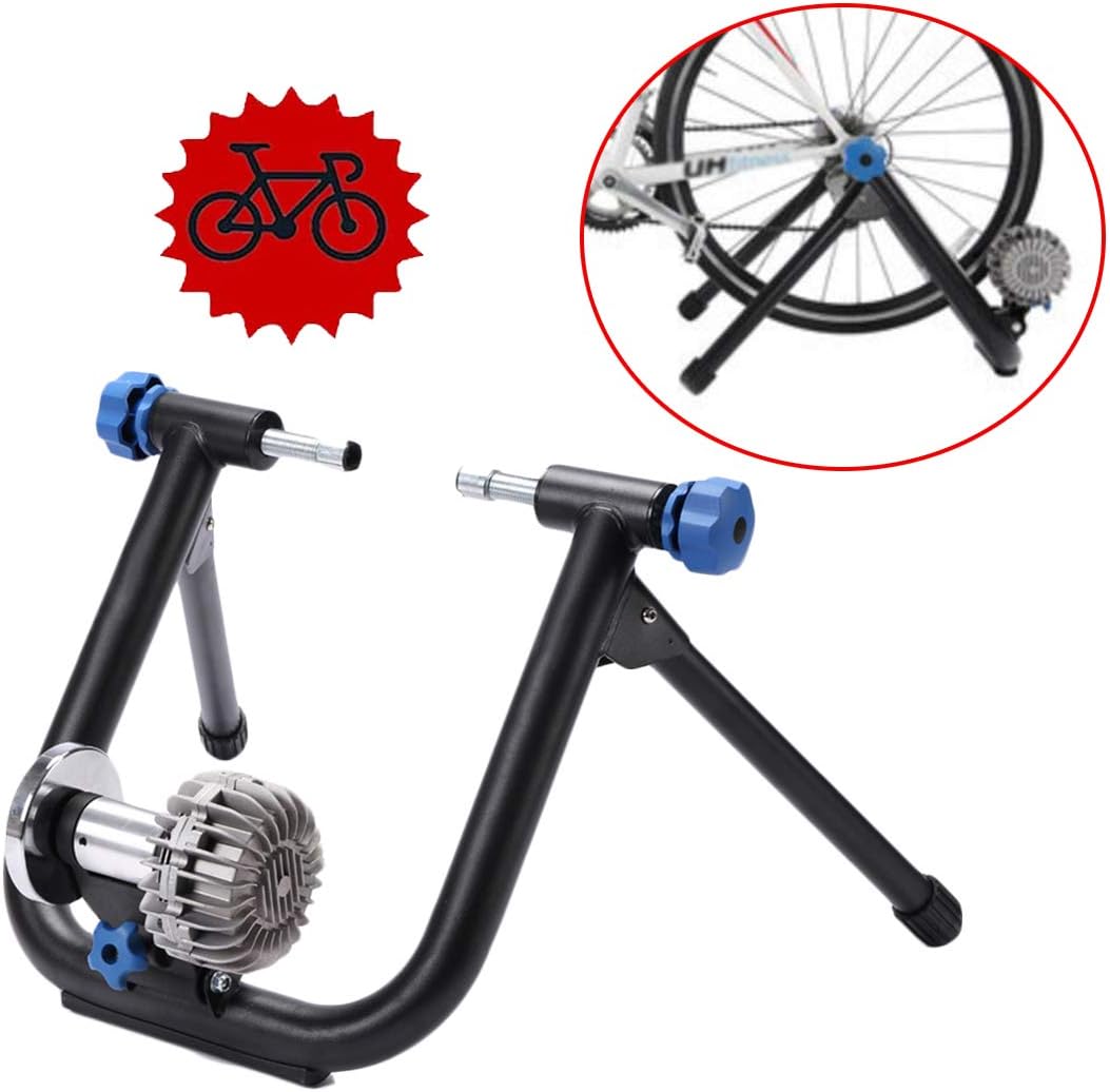 Bicycle Turbo Trainer - Fluid Bike Trainer Stand - Bicycle Turbo Trainer - Indoor Stationary Exercise Stand for Mountain & Road Bicycle