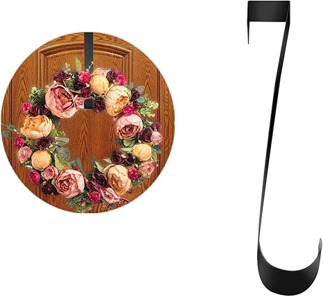 Amazon ドアフック クリスマスリース ドア吊り 装飾フック 花輪フック ドアハンガー クリスマス リース フック S字フック ドア掛け用 金属 フック 玄関 小物 飾り ドアハンガーフック