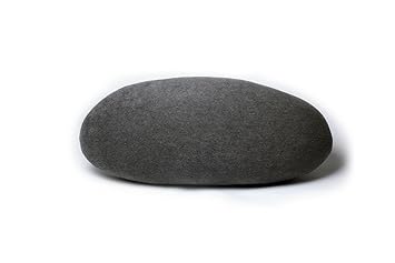 Dark Gray Living Stone Pillows Creative Pebble Cushions Unique