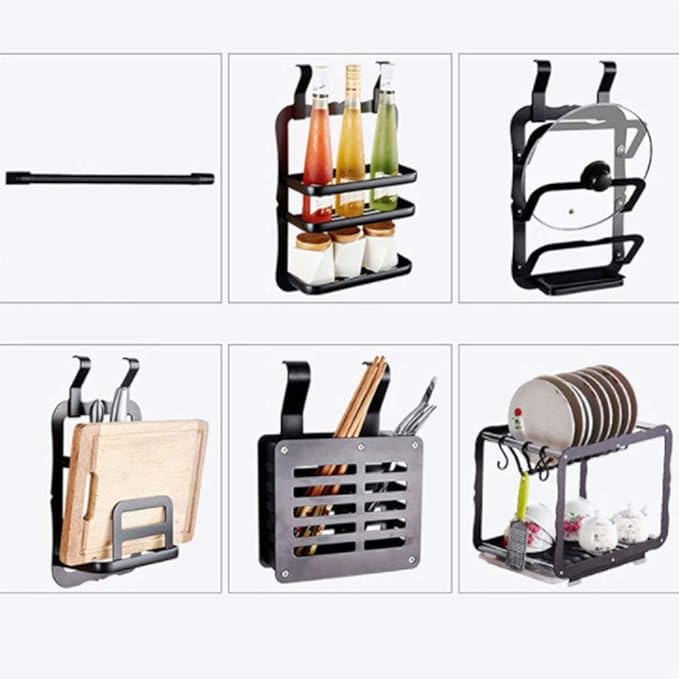 Amazon.de: Xing Küchenregal Raum Aluminium Multifunktions Küche