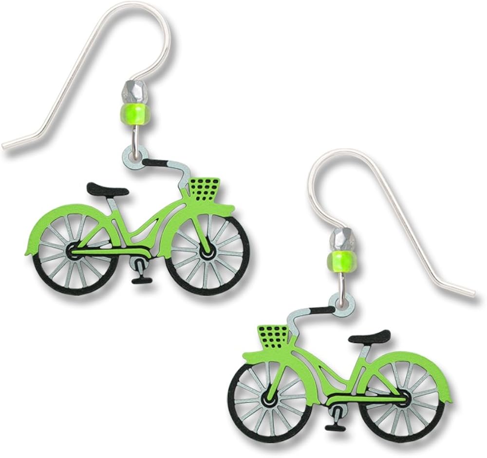 lime green bicycle