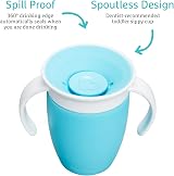 Munchkin Miracle 360 Sippy Cup 7oz Blue Non Spill BPA Free Dishwasher Safe view 4