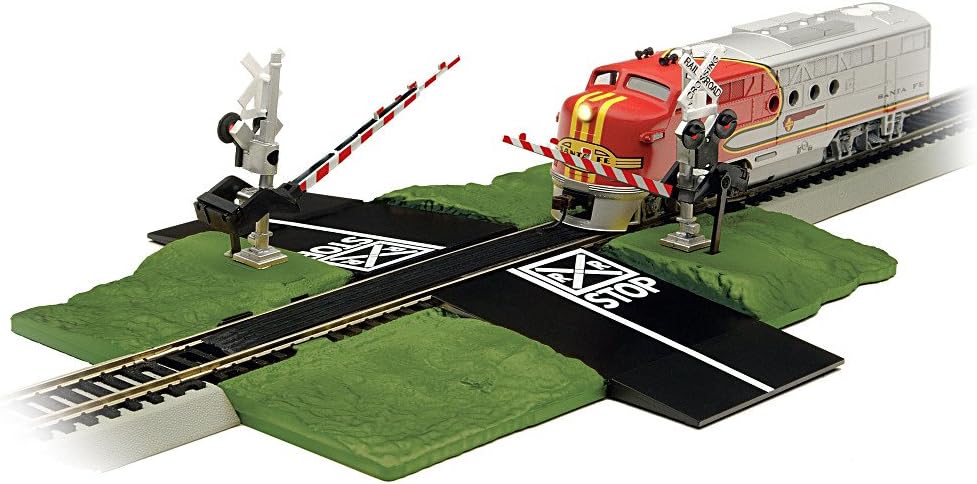 toy train crossing gates
