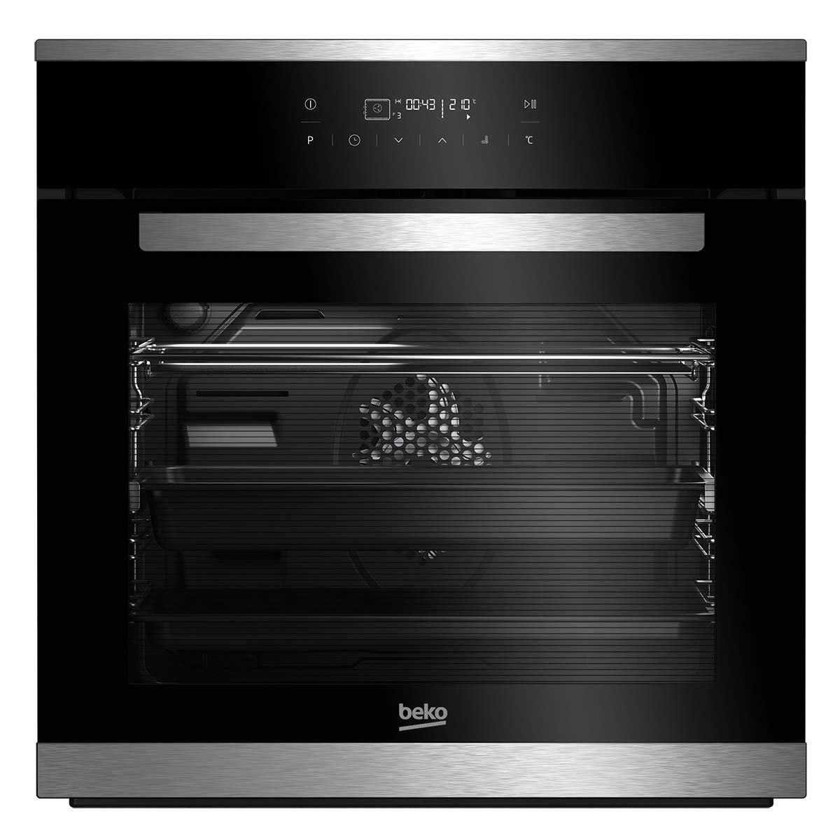 HORNO BEKO BIM25400XPS INOX MULTIFUNCION PIROLIT.: 355.74: Amazon ...