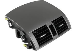 DICMIC Center Dash A/C Outlet Air Vent Panel Compatible with 2008-2013 Toyota Corolla Replace# 55663-02060, 55670-02160
