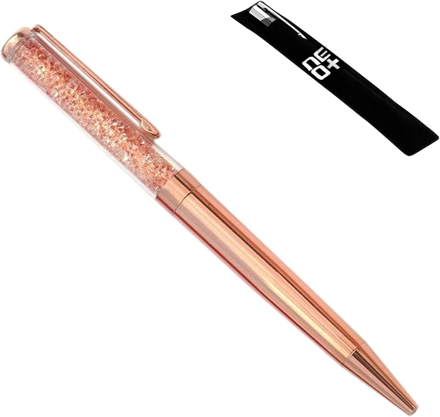 Quality Ballpoint Pen with Crystals REFILL AND PEN POUCH INCLUDED I