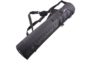 UNISTRENGH Multifunctional Tactical Arrow Quiver Single Shoulder Bag Hanging Belt Storage Cylinder Arrow Pot