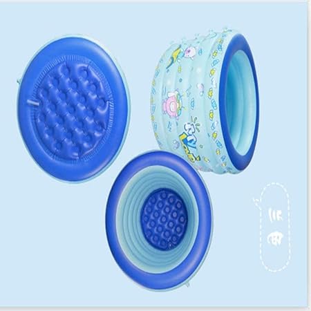XKstyle Plegable Piscina, Centro de la Familia Juegos inflables, Juguetes for niños, 96 * 96 * 73 cm Azules 2~6 for los niños en Edad Escolar (Color : Blue): Amazon.es: Hogar