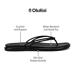 OLUKAI Aka Women's Beach Sandals, Water-Friendly