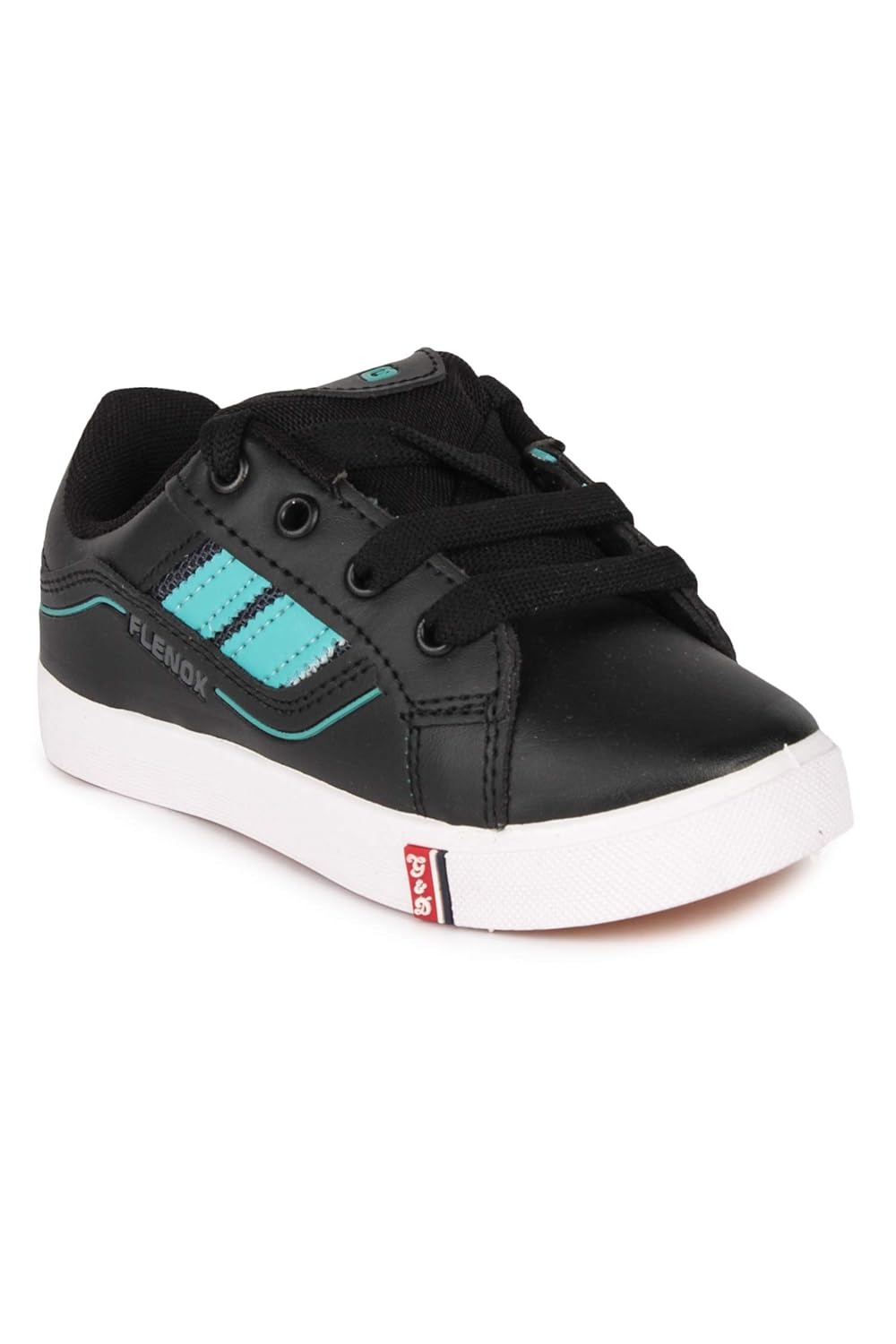 Buy G&amp;D GUYS &amp; DOLLS Casual PVC Synthtic Black Laceup