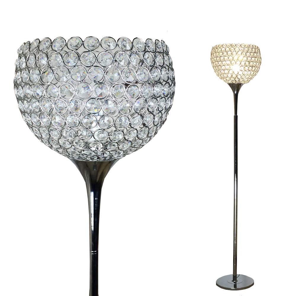 Best standing lights crystal floor lamps for living room standing lamp for bedroom