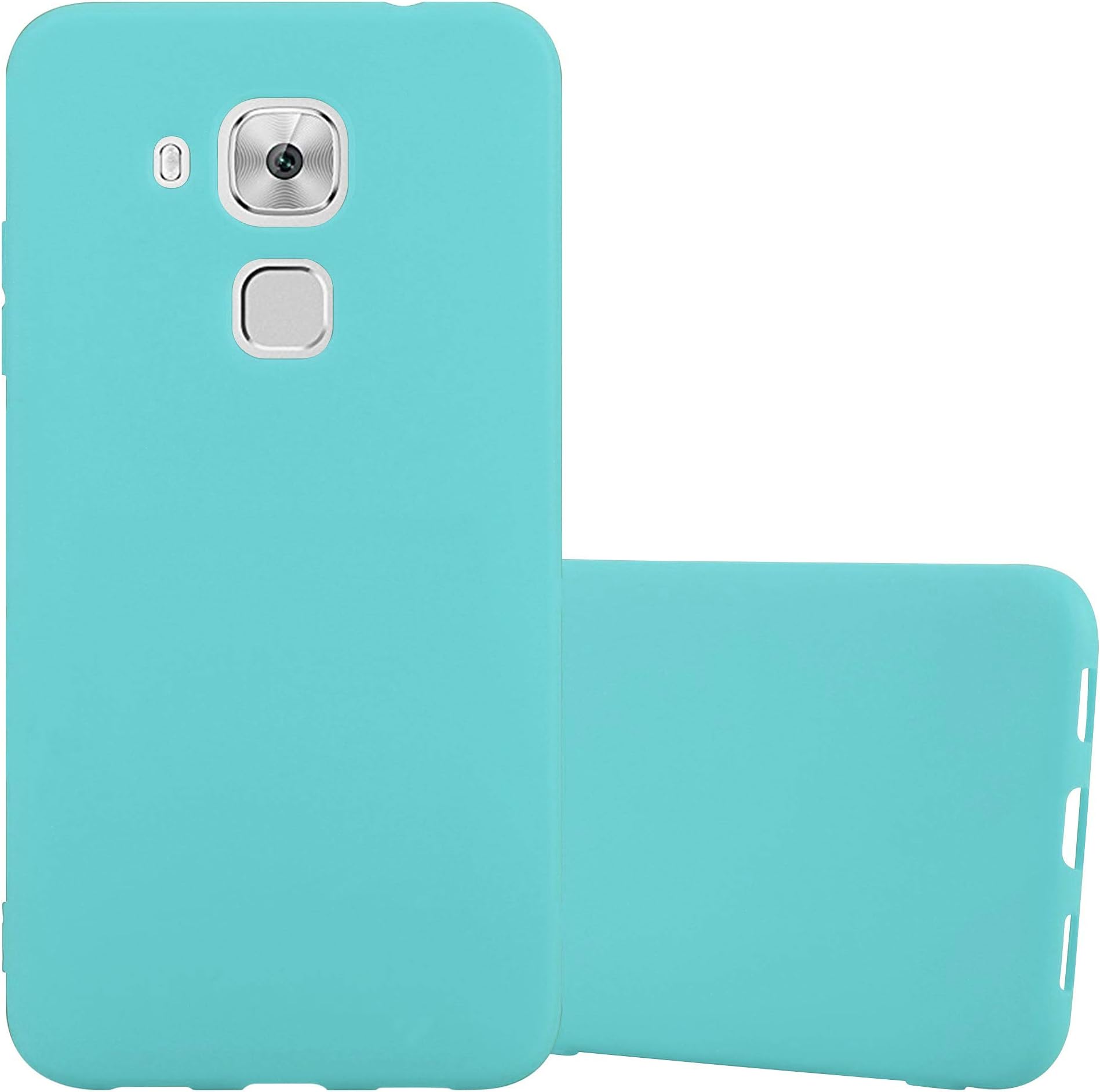 Cadorabo Case Compatible with Huawei Nova Plus in Candy Blue - Shockproof and Scratch Resistant TPU Silicone Cover - Ultra Slim Protective Gel Shell Bumper Back Skin