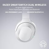 Razer Barracuda Wireless Gaming Headset Mercury White Dual Wireless 40h view 2