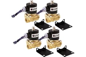 Vixen Air 1/2" NPT Air Ride Suspension High Flow Normally Closed Electric Air Valve (Solenoid) 210 PSI Two Corners VXF2012-4