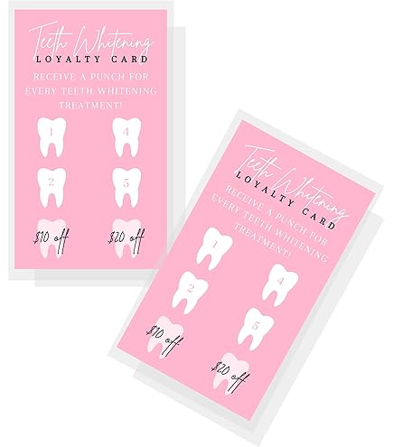 Tooth Gem Aftercare Cards 50 Pack 2x3.5" Inch Business Cards Wallet Sized Non-Reflective Matte
