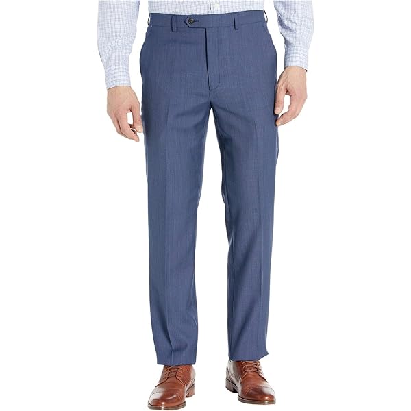 Lauren Ralph Lauren Mens Classic-Fit Wool Dress Pants 58W x 30L Grey at  Amazon Men's Clothing store