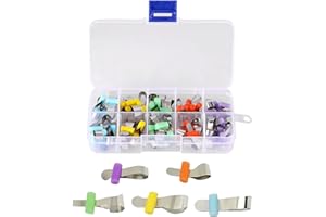 WINDPLUSYA Dental Metal Restoration Matrix Bands, Orthodontic Sectional Contoured Metal Matrices, Dentistry Matrix Sheet Retainerless Automatrix with Lock. (Set)