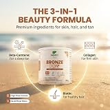 Nature's Finest Nutrisslim Bronze PRO Tan Accelerator Beta Carotene Collagen view 4