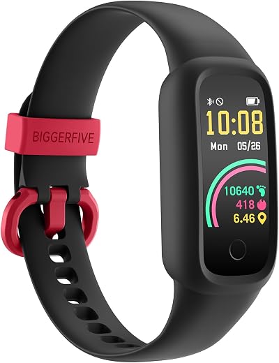 Vigor 2 L Kids Fitness Tracker Watch Black 5-15 HR Sleep IP68