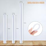 JelKen 7mm x 100mm Hot Glue Sticks 100pcs Resin EVA No Smell view 2