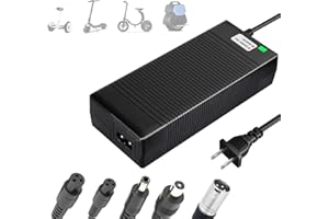 EVAPLUS UL Certified 42V 2A Fast Charger with 5 Type Plugs for 36V Lithium Batteries- Compatible with Pocket Mod, Sports Mod, Electric Scooters