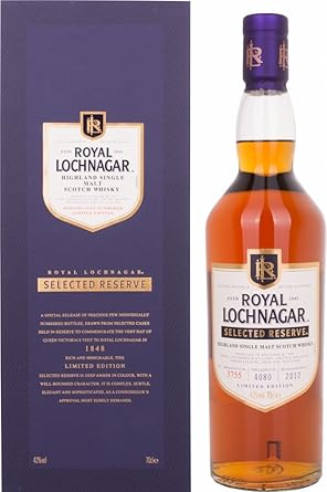 Amazon Co Jp ロイヤルロッホナガー セレクテッド リザーブ ウイスキー イギリス 700ml 食品 飲料 お酒 Amazon Co Jp ロイヤルロッホナガー セレクテッド リザーブ ウイスキー イギリス 700ml 食品 飲料 お酒