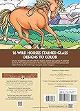Image de Creative Haven Wild Horses Stained Glass Coloring Book (Adult Coloring)