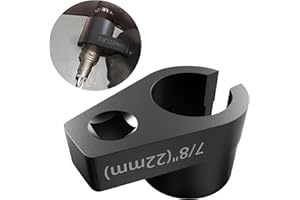 Sguuuwt 3/8" x 7/8" Oxygen Sensor Socket, 50BV30 Alloy Steel with Black Oxide Finish, 22mm O2 Sensor Socket, Compatible with O2 Sensor Removal Tool for Easy Sensor Removal