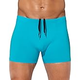 Casey Kevin Mens Swim Trunks Sexy Swim Briefs Square Leg Mens Swimsuit Quick-Dry Bathing Suit Swimwear
