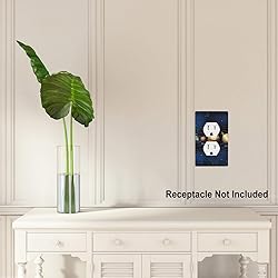 Pznen Planet Outer Space Duplex Wall Plate Solar